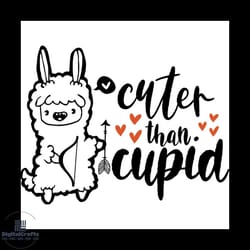 cuter than cupid svg, valentine svg, sheep svg, cute sheep svg, cupid svg, love svg, heart svg, svg files, svg cricut,