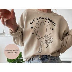 lets go ghouls svg, lets go girls svg, country music svg, cowgirl halloween svg, western svg, ghost svg, cowgirl bachelo