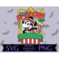 popcorn svg, easy cut file for cricut, layered by colour
