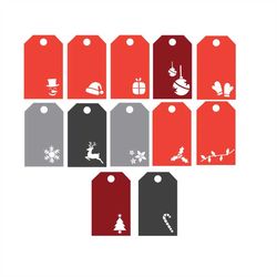 christmas gift tags tags gift tags christmas christmas - svg download file - plotter file - plotter - plotter - cricut
