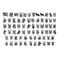 german shepherd svg, german shepherd clipart, german shepherd svg files for cricut, police dog svg