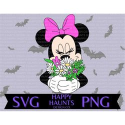 bunch of flowers svg, easy cut file for cricut, layered by colour