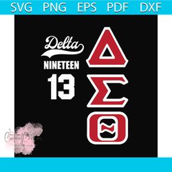delta nineteen thirteen svg, delta sigma theta sorority svg