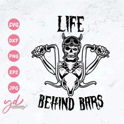 skeleton life behind bars svg | skeleton driving motorcycle svg | us biker svg | biker shirt svg | us skeleton biker svg
