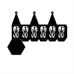 halloween lantern with haunted castle - halloween lantern with haunted castle - svg download file - plotter cricut