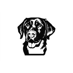 labrador retriever head svg, labrador retriever head clipart, labrador retriever head svg files for cricut