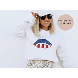 usa american flag lips svg, 4th of july svg, patriotic lips svg, lips kiss usa svg, flag lips svg, summer svg, beer can