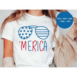 merica sunglasses svg, america svg, 4th july svg, merica svg, american flag svg, god bless america svg, funny 4th july s