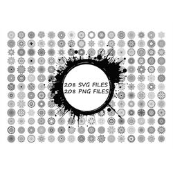 mandala svg bundle, mandala clipart png, mandala svg cut files for cricut, mandala flower svg