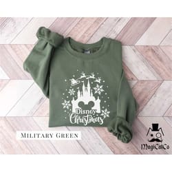disney christmas sweatshirt, matching shirts, unisex sweatshirt, crewneck, disney sweatshirts, oversized sweatshirts