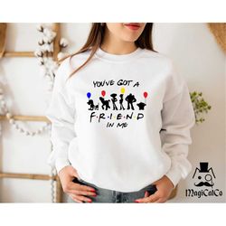 you got a friend in me toy story sweatshirt, matching shirts, unisex sweatshirt, crewneck sweatshirt, disney sweatshirts