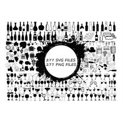 wine svg bundle, wine svg cut files, wine clipart, wine cut files, wine drinking svg, wine glass svg