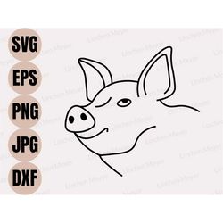 pig svg file for cricut, farm animal svg, pig cut file, swine svg, country girl svg, southern svg, pig mom svg, pig gift