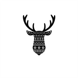 deer reindeer silhouette reindeer merry christmas merry christmas - svg download file - plotter file - plotter - plotter