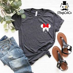 pocket minnie castle shirt, disneyworld shirts, disney matching family shirts, disneyland shirts, disney ear shirt, fami