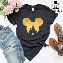 mickey castle shirt, disney matching family shirts, youth shirt, disneyworld shirts, disney ear shirt, family disney shi
