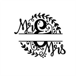 mr. and mrs wedding wedding bride bride - svg download file - plotter file - plotter cricut