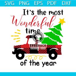 it's the most wonderful time of the year svg, christmas svg, xmas svg, wonderful svg