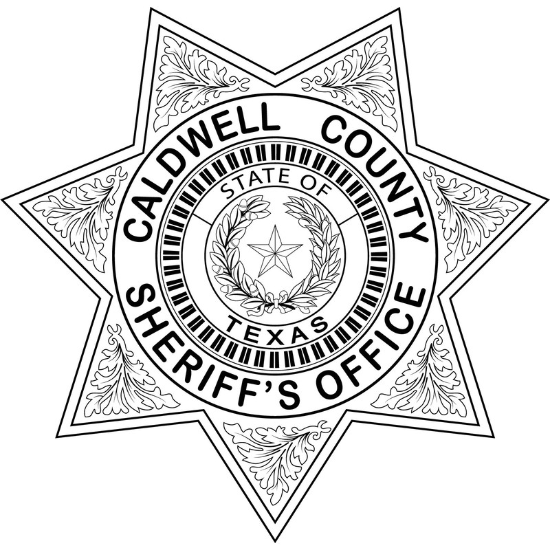 Caldwell County Sheriffs office badge Texas vector file.jpg
