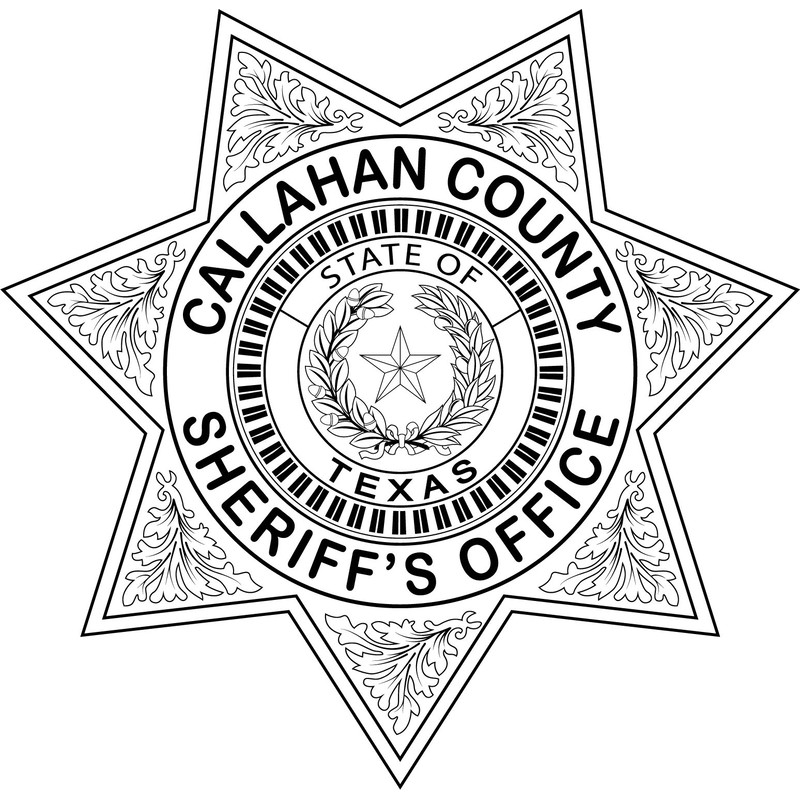 Callahan County Sheriffs office badge Texas vector file.jpg