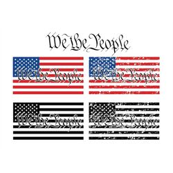 we the people svg, we the people clipart, distressed american flag, memorial day svg, military flag svg