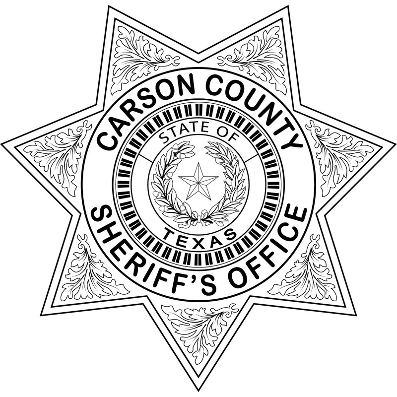 Carson County Sheriffs office badge Texas vector file.jpg