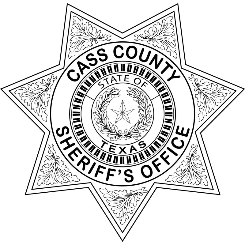 Cass County Sheriffs office badge Texas vector file.jpg