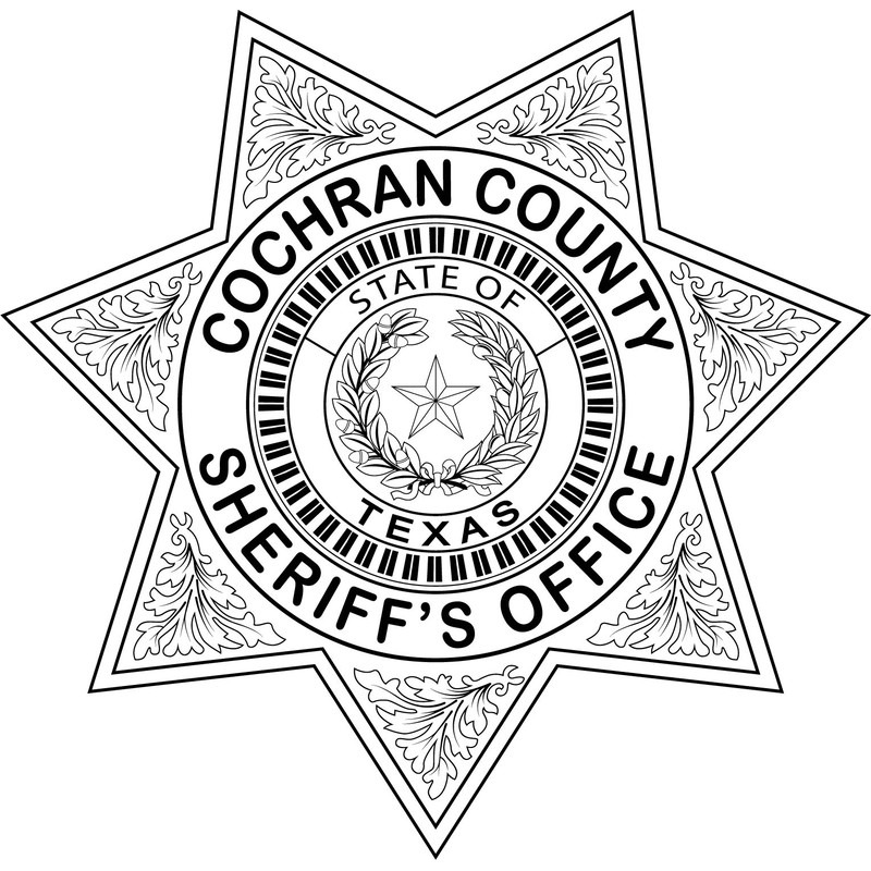 Cochran County Sheriffs office badge Texas vector file.jpg