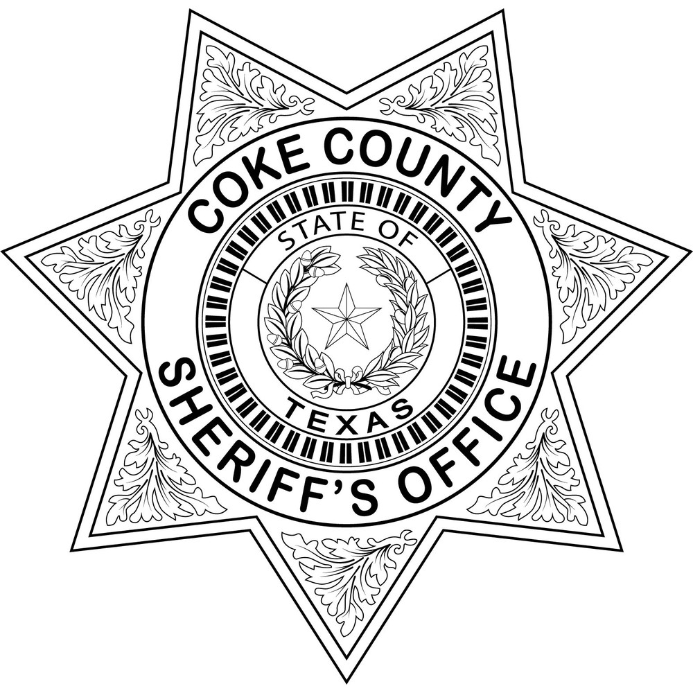 Coke County Sheriffs office badge Texas vector file.jpg