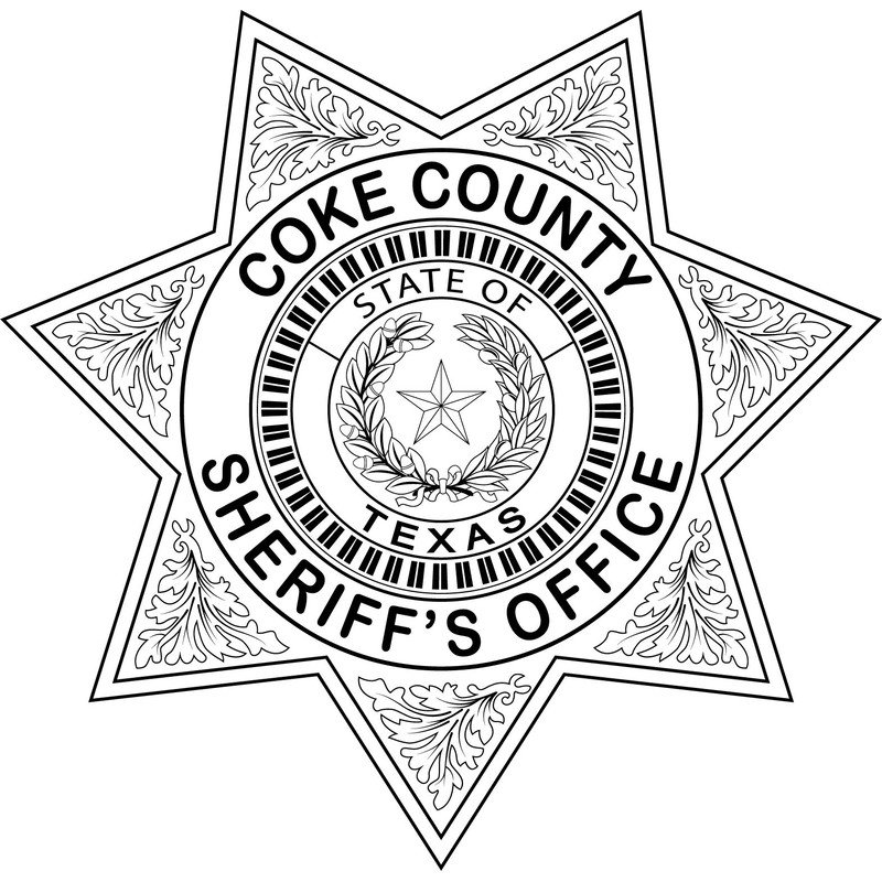 Coke County Sheriffs office badge Texas vector file.jpg