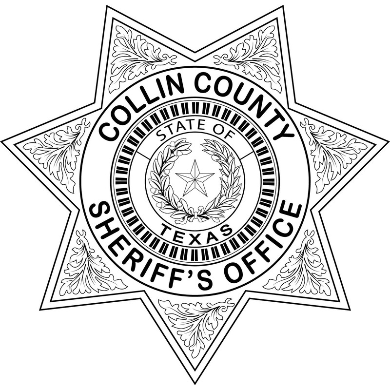 Collin County Sheriffs office badge Texas vector file.jpg