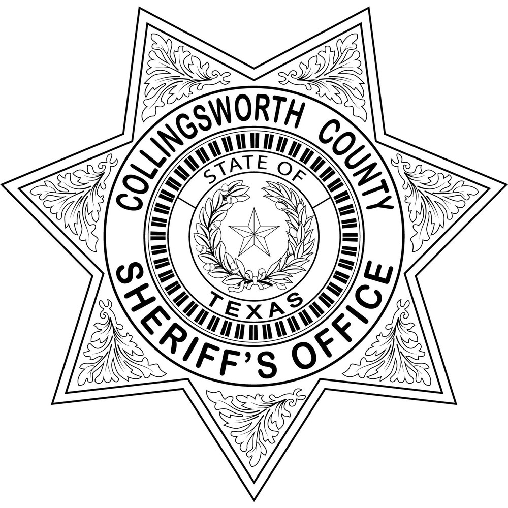 Collingsworth County Sheriffs office badge Texas vector file.jpg