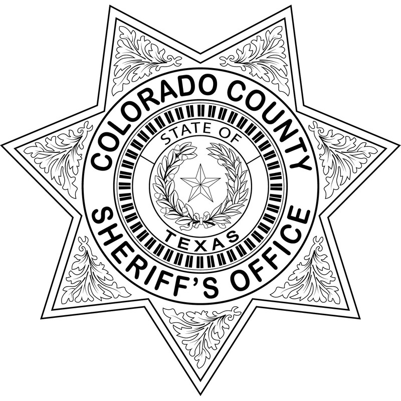Colorado County Sheriffs office badge Texas vector file.jpg