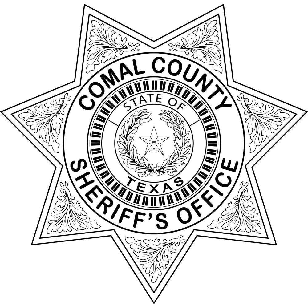 Comal County Sheriffs office badge Texas vector file.jpg