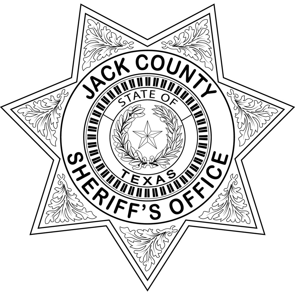 Jack County Sheriffs office badge Texas vector file.jpg