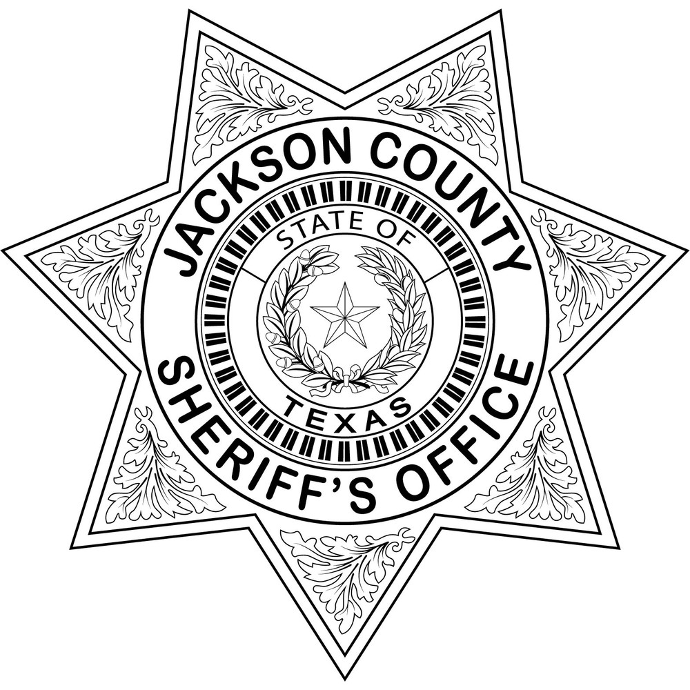 Jackson County Sheriffs office badge Texas vector file.jpg