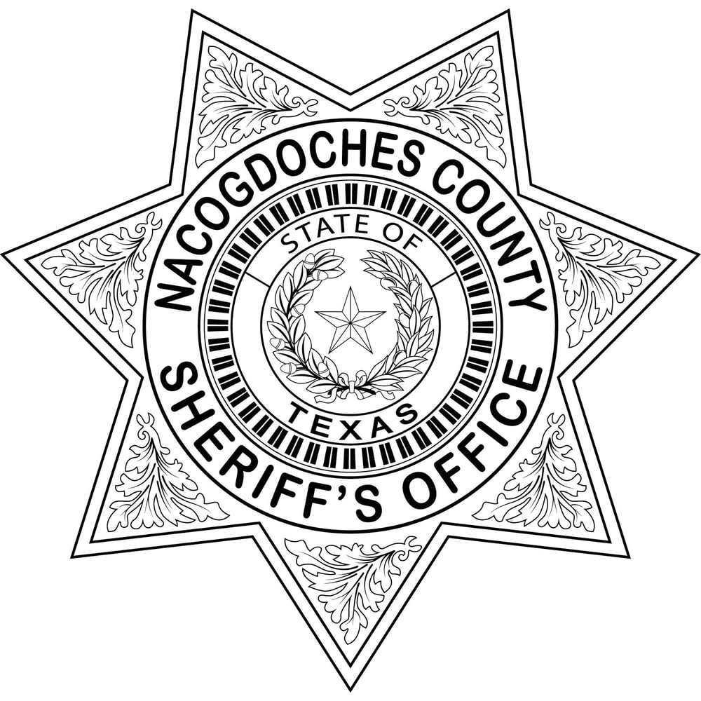 Nacogdoches County Sheriffs office badge Texas vector file.jpg