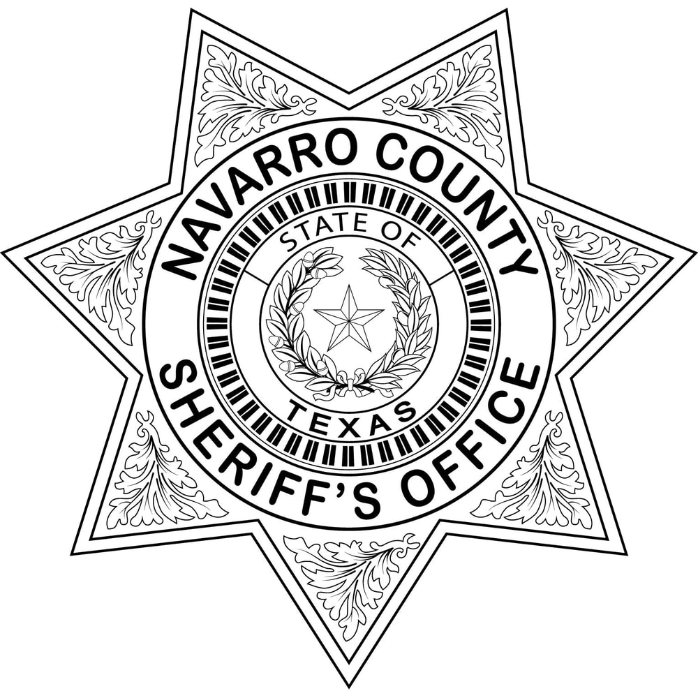 Navarro County Sheriffs office badge Texas vector file.jpg