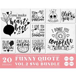 funny & cute quote svg cutting file bundle for cricut, cameo silhouette | love, romantic quote for couple | t-shirt, mug