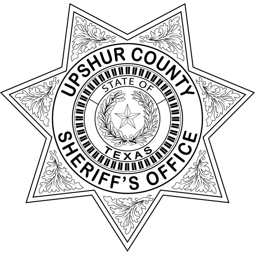 Upshur County Sheriffs office badge Texas vector file.jpg
