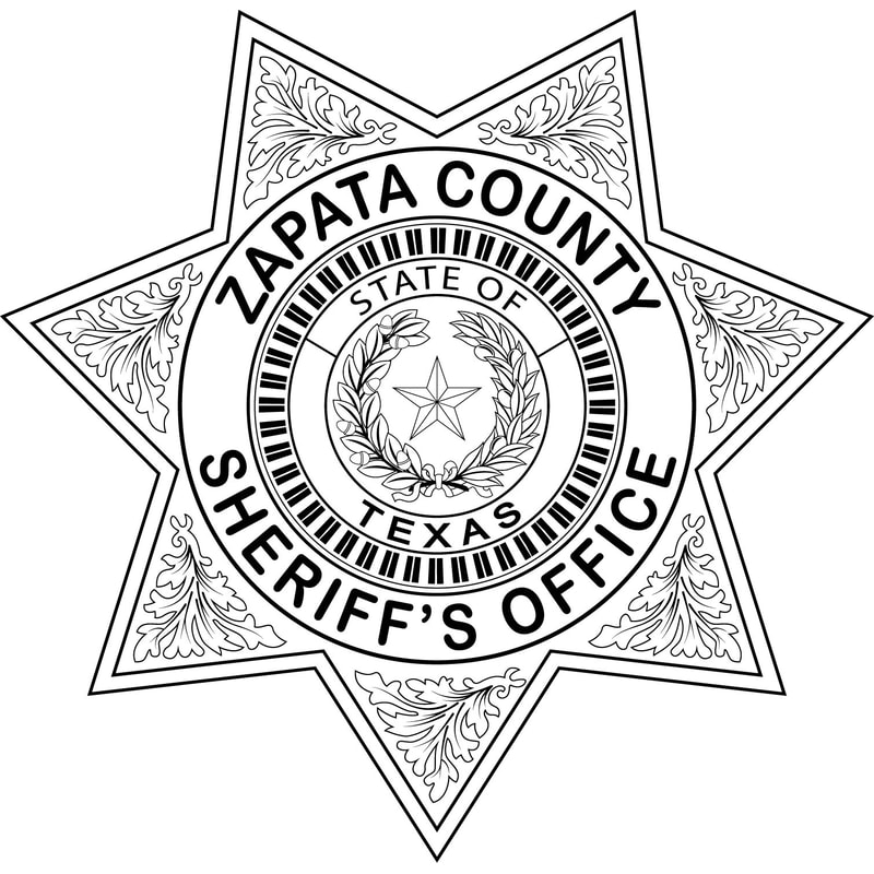 Zapata County Sheriffs office badge Texas vector file.jpg
