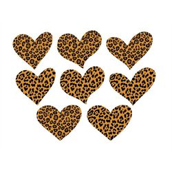 leopard print heart svg, leopard print heart clipart, valentine svg, valentine clipart, leopard heart svg