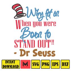 Dr Seuss Svg, Cat In The Hat SVG, Dr Seuss Hat SVG, Green Eggs And Ham Svg, Dr Seuss for Teachers Svg (367)