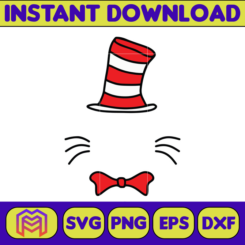 Dr Seuss Svg, Cat In The Hat SVG, Dr Seuss Hat SVG, Green Eggs And Ham Svg, Dr Seuss for Teachers Svg (168).jpg