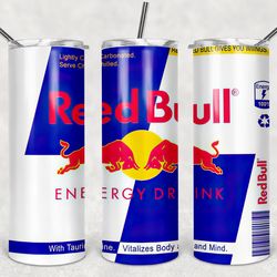 red bull tumbler wrap design - png sublimation printing design - 20oz tumbler designs.