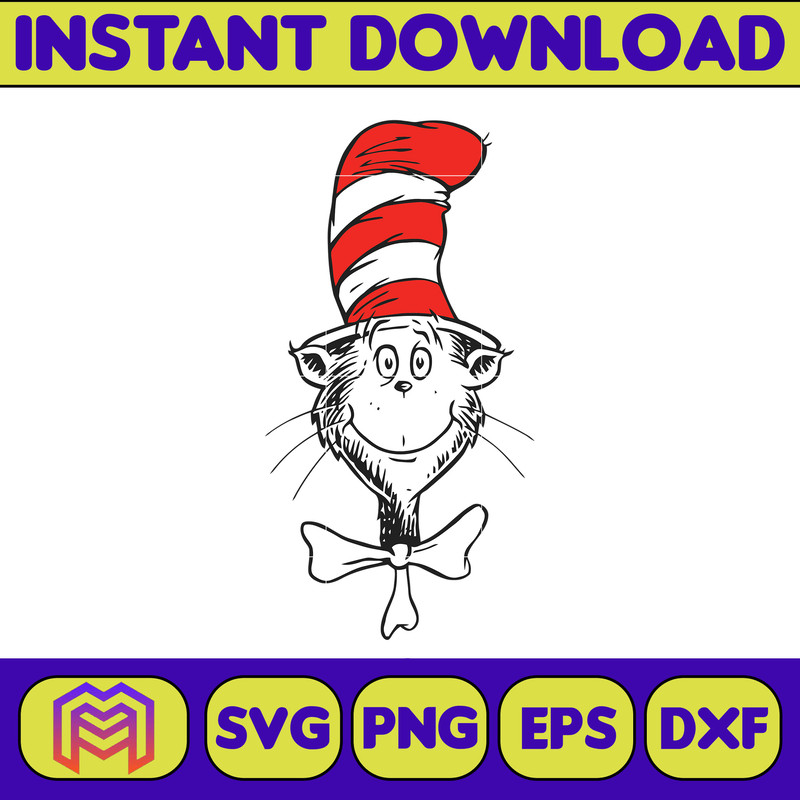 Dr Seuss Svg, Cat In The Hat SVG, Dr Seuss Hat SVG, Green Eggs And Ham Svg, Dr Seuss for Teachers Svg (193).jpg