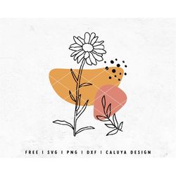 boho flower svg | bohemian flower svg | spring flower svg | abstract flower svg | daisy svg | floral design svg | cricut