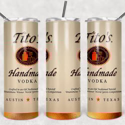 titos vodka tumbler wrap design - png sublimation printing design - 20oz tumbler designs.