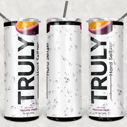 truly passion fruit tumbler wrap design - png sublimation printing design - 20oz tumbler designs.