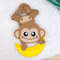 Flat felt toy Monkey with a banana (7).jpg